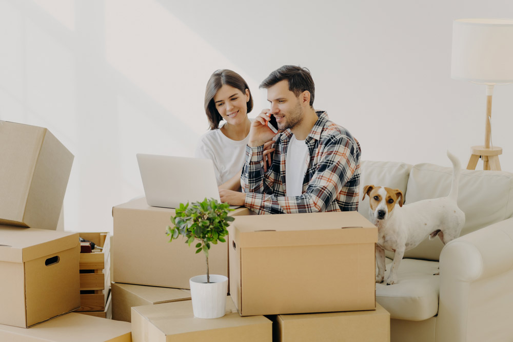 Homeoffice und Umzug
