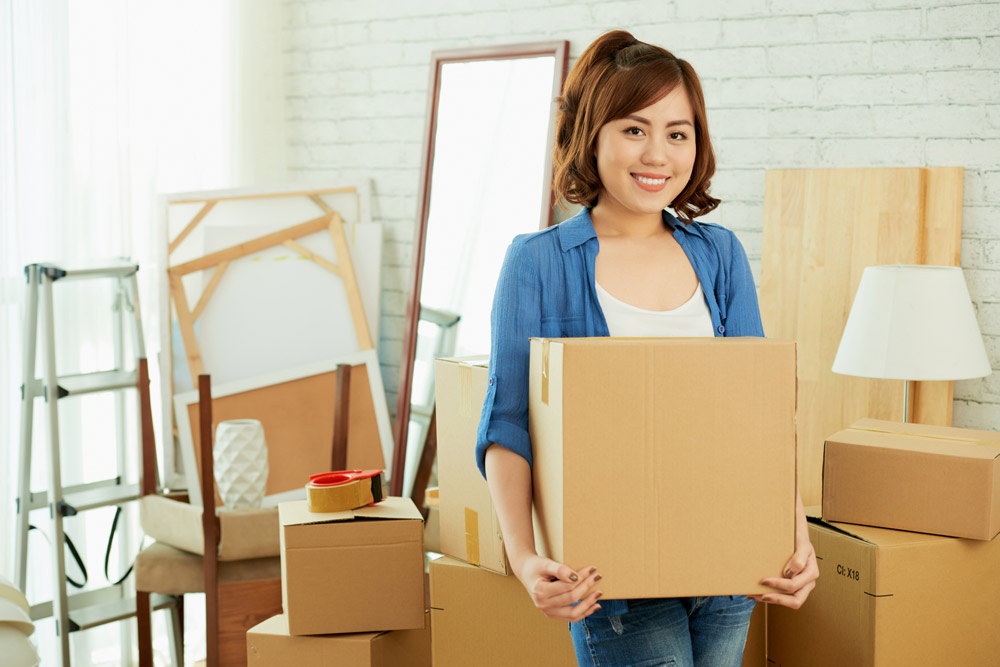 Organisiertes Auspacken