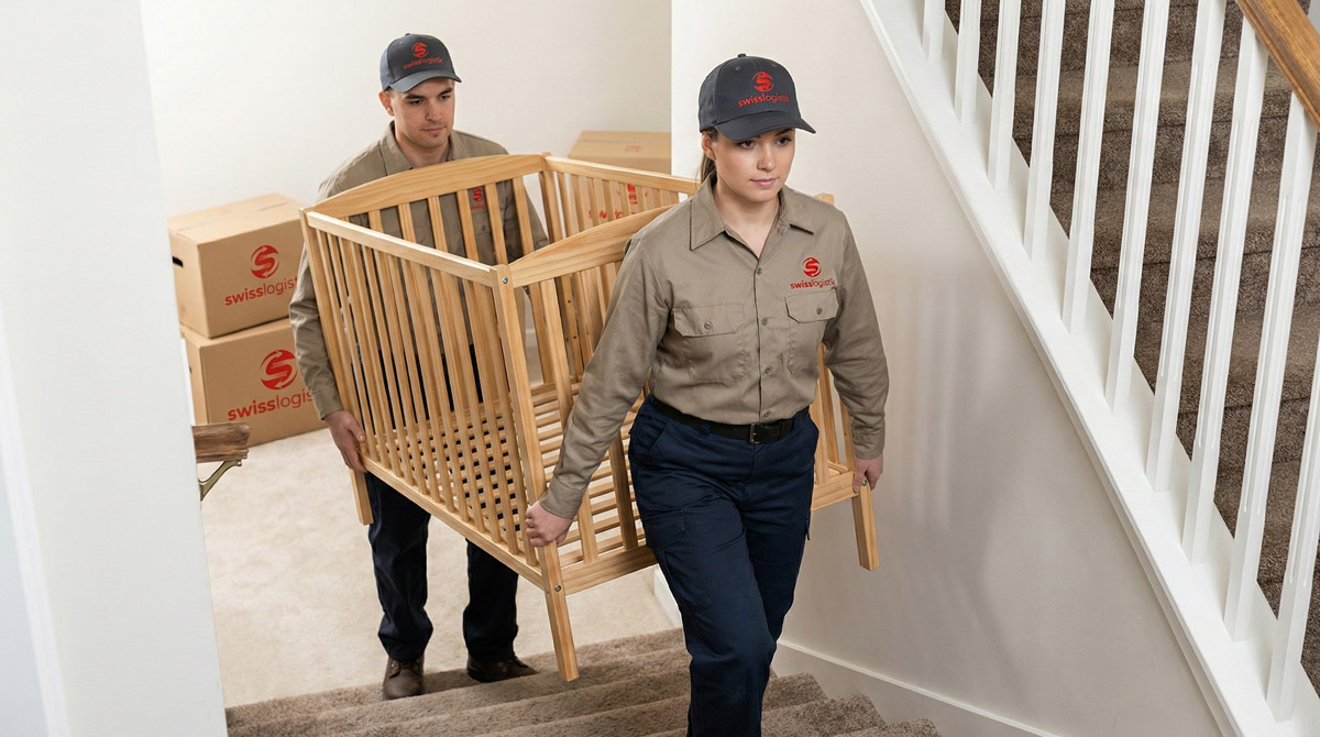 Umzugsfirma Wädenswil professionelle Möbelmontage beim Familienumzug