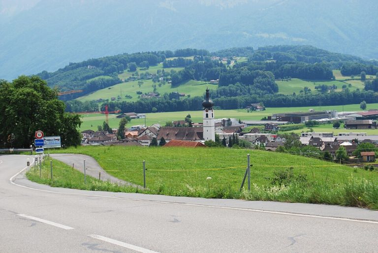 Kaltbrunn in der Gemeinde Kaltbrunn (Kanton St. Gallen)
