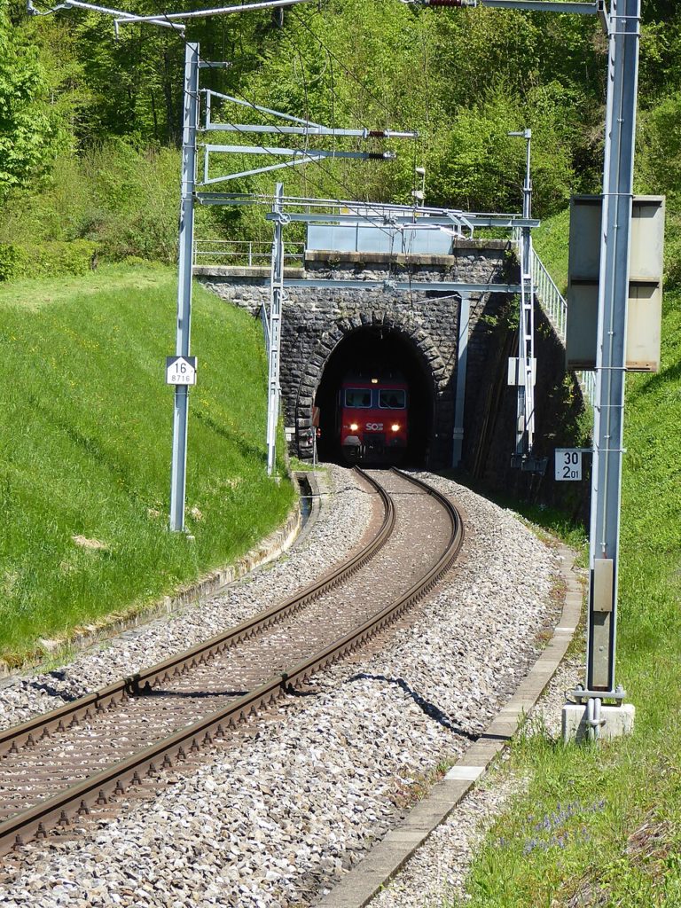 Rickentunnel in Kaltbrunn (Kanton St. Gallen)