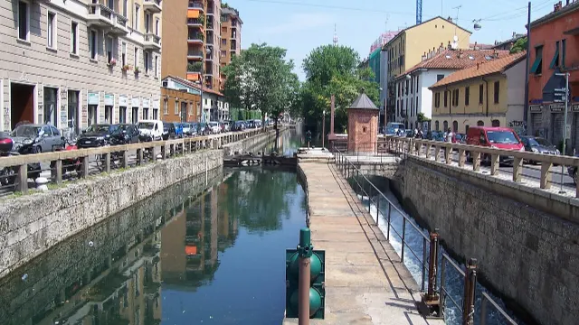 Umzug nach Mailand – Bildmotiv: Navigli Milano naviglio pavese05