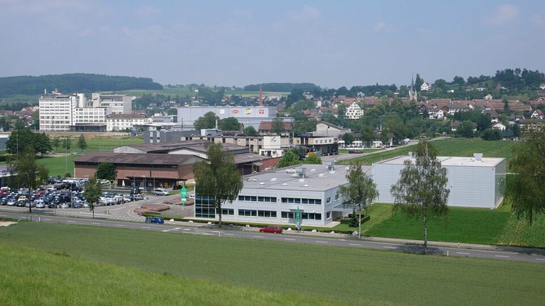 Thayngen in der Gemeinde Thayngen (Kanton Schaffhausen)